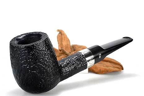 Peterson House Pipe Billiard Sandblast 9mm Filter Peterson House Pipe Billiard Sandblast 9mm Filter